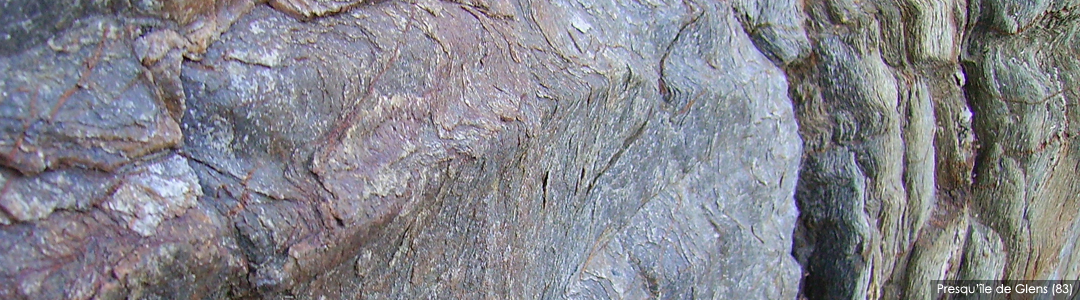 Déformations dans les schistes de la Presqu'île de Giens