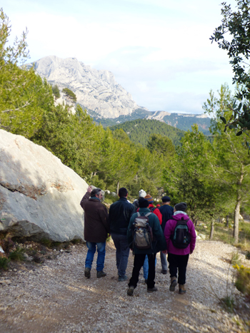 Groupe AGSE - Crête du Marbre - Sainte-Victoire - AG - 2017