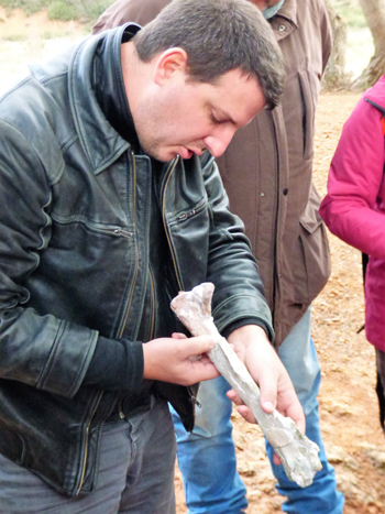 Thierry Tortosa, guide l'excursion AGSE - Sainte-Victoire - AG - 2017