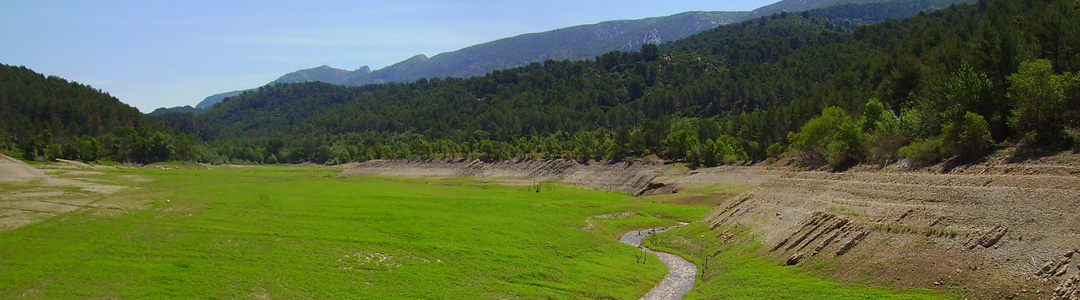 Sortie Bimont - Le barrage asseché