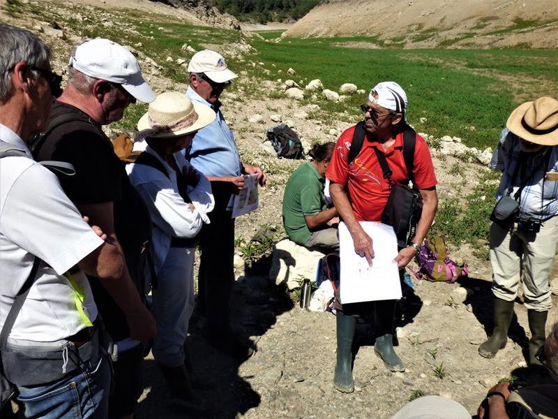 Groupe AGSE pendant les explications de Marc Floquet