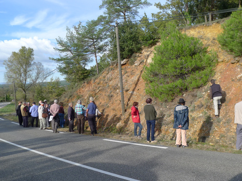 Sortie Tectonique salifère - Haut Var - Etude de l'arrêt 3