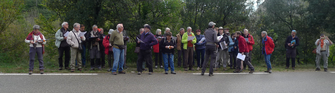 Les participants de la sortie