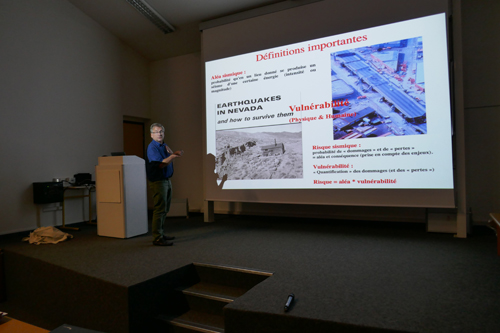 Remise des prix - Olympiades de G2osciences 2019 - COnférence d'Olivier Bellier