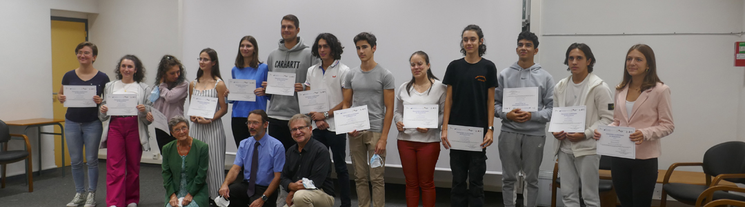 Remise des prix - Olympiades de Géosciences