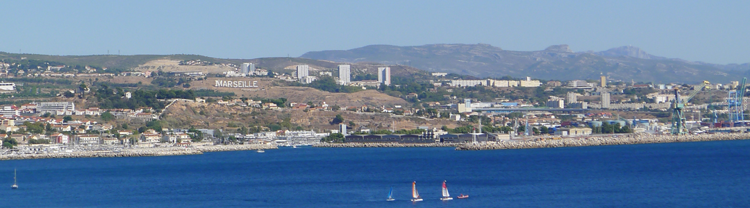 Vue de Marseille depuis L'Estaque