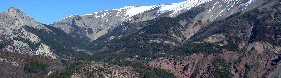 Chevauchement de la Nappe de Digne - Rive gauche du Bès