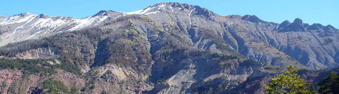 Chevauchement de la Nappe de Digne - Rive gauche du Bès