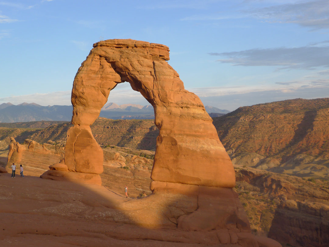 Arches National Park,USA, Delicate Arch au coucher du soleil