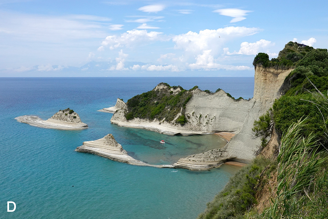 Vue d’ensemble dans le Cap Drastis