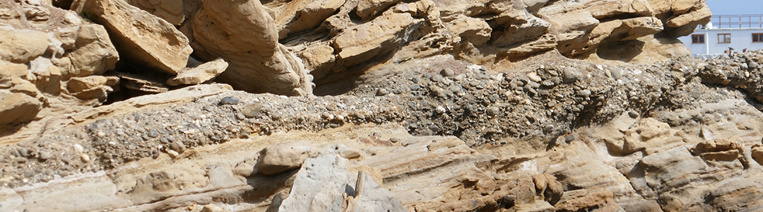 Anse du Mugel - dépôts deltaïques