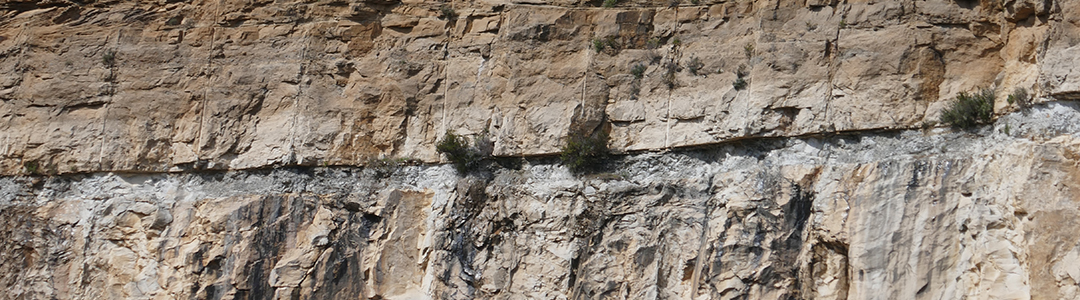 Superposition de différentes unités resédimentées dans la carrière du Loin
