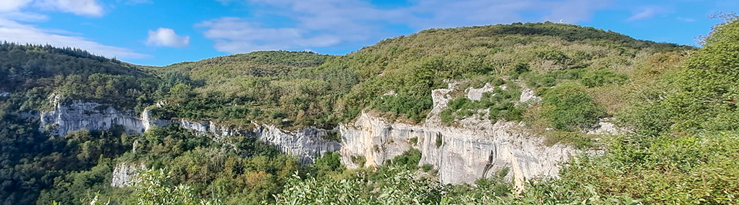 Panorama de la reculée