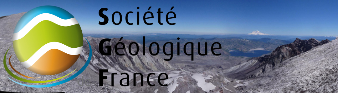 Paysage et logo Société Géologique de France