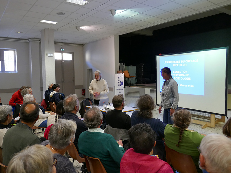 Conférence de Jean-Pierre Masse, spécialiste des rudistes